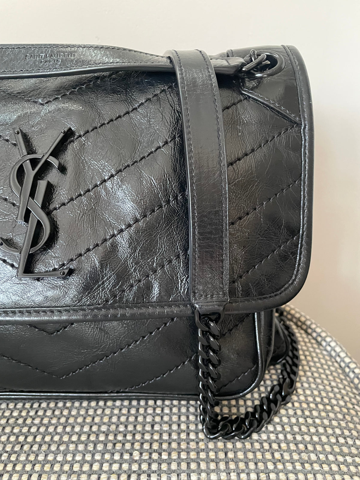Preloved Saint Laurent Niki Shoulder Bag, Medium