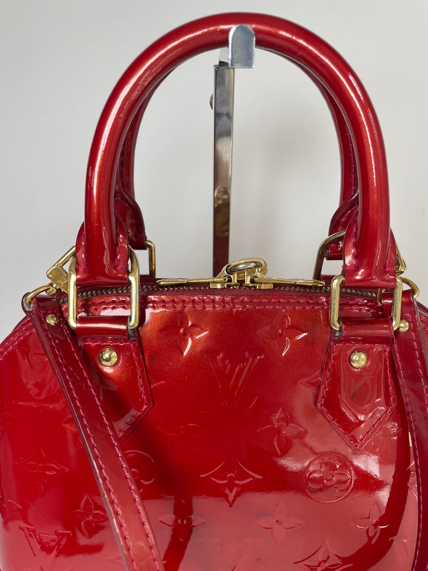 Preloved Louis Vuitton Alma Bag with Long Strap, BB
