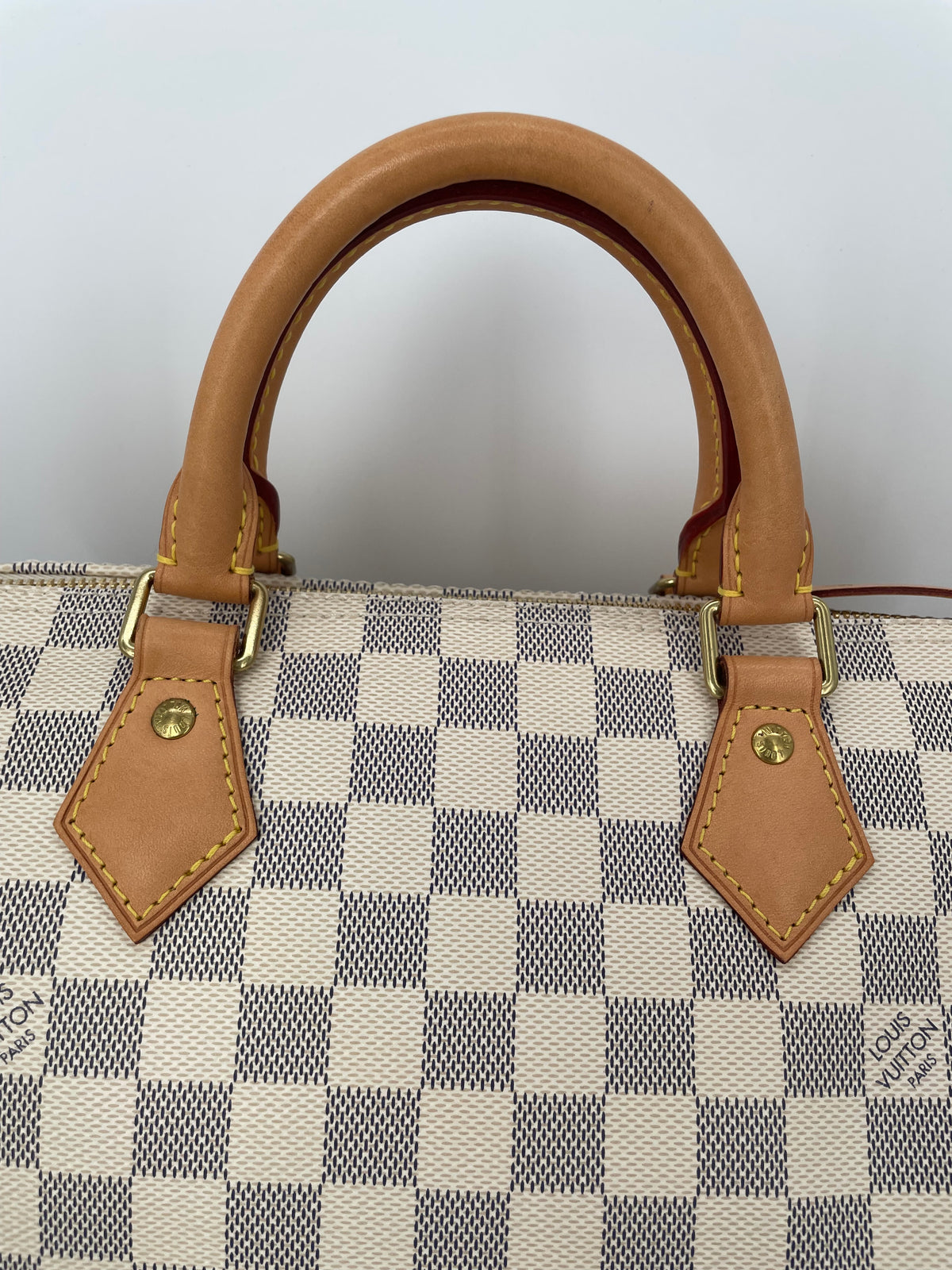 Preloved Louis Vuitton Damier Azur Speedy 30 Boston Bag