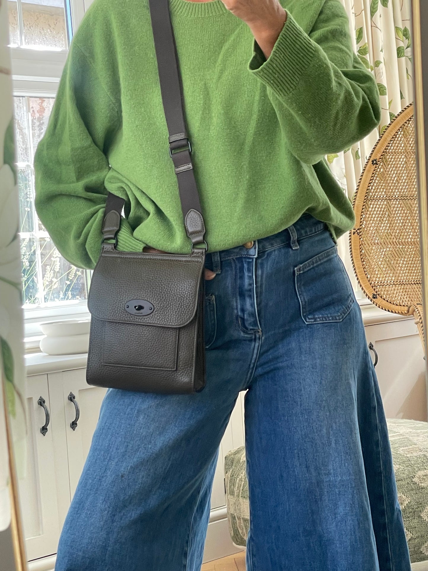 Preloved Anthony Messenger Crossbody Bag, Small