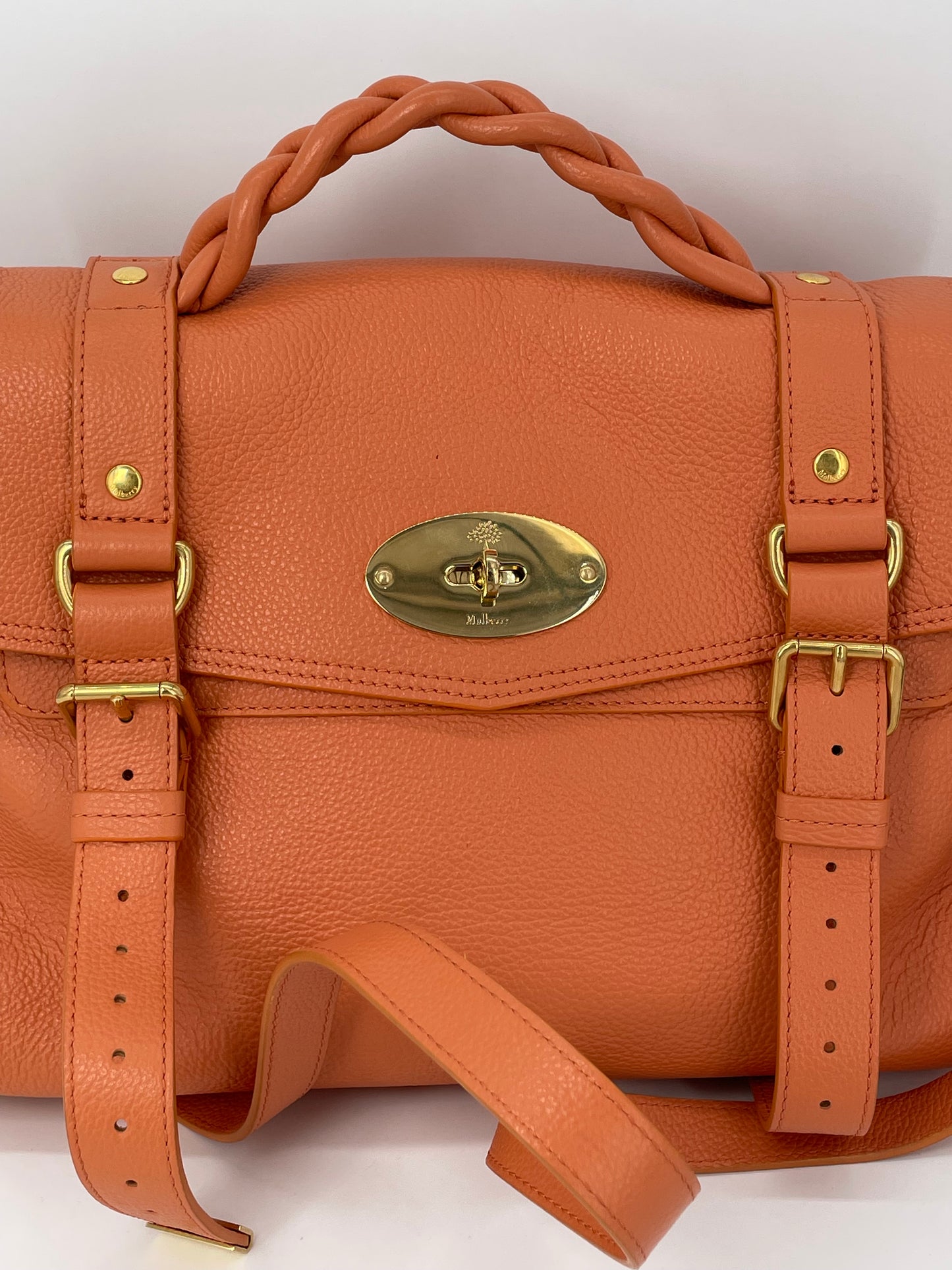 Preloved Mulberry Alexa Satchel Bag, Regular