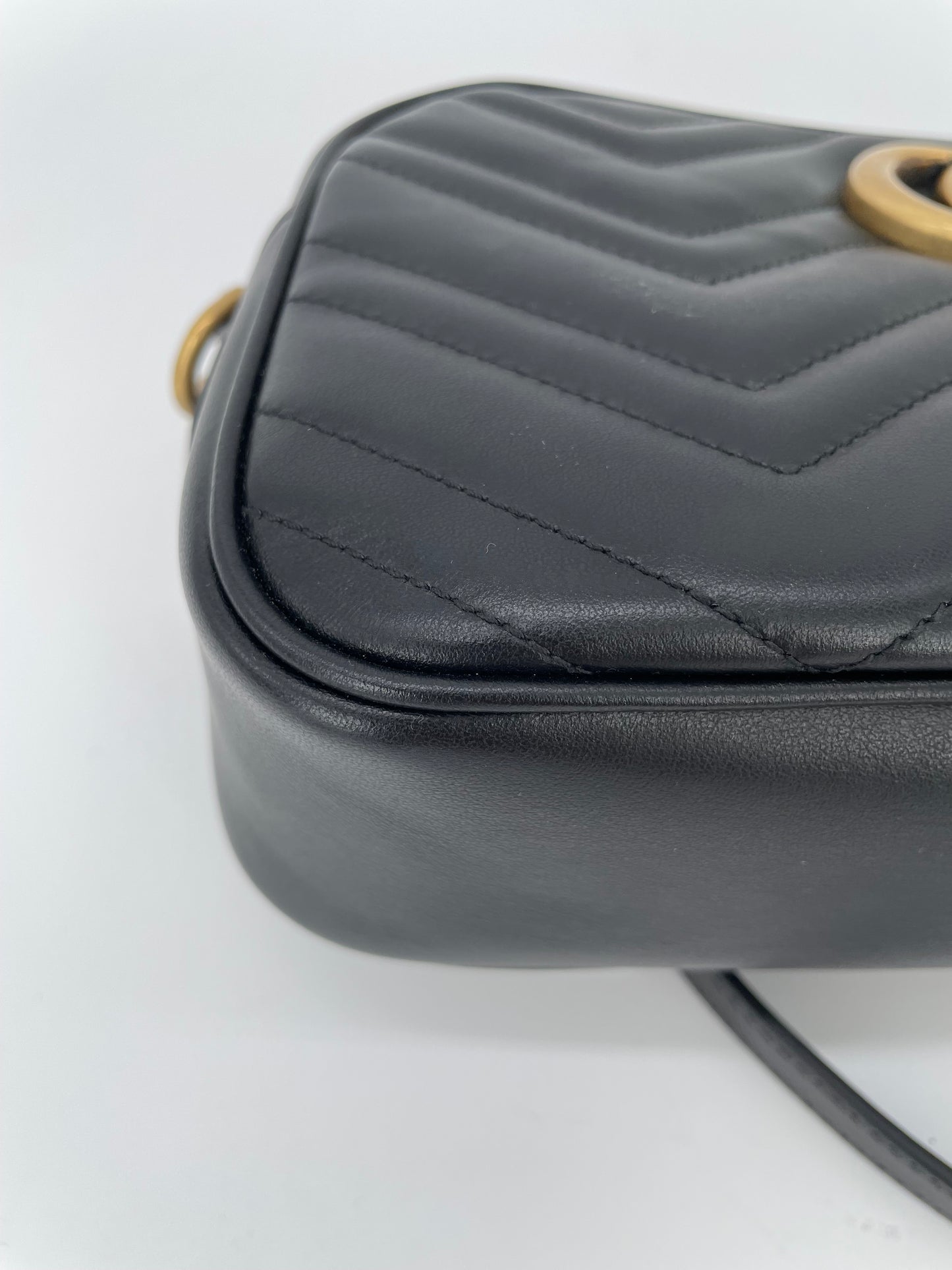 Preloved Gucci Marmont Shoulder Bag, Small