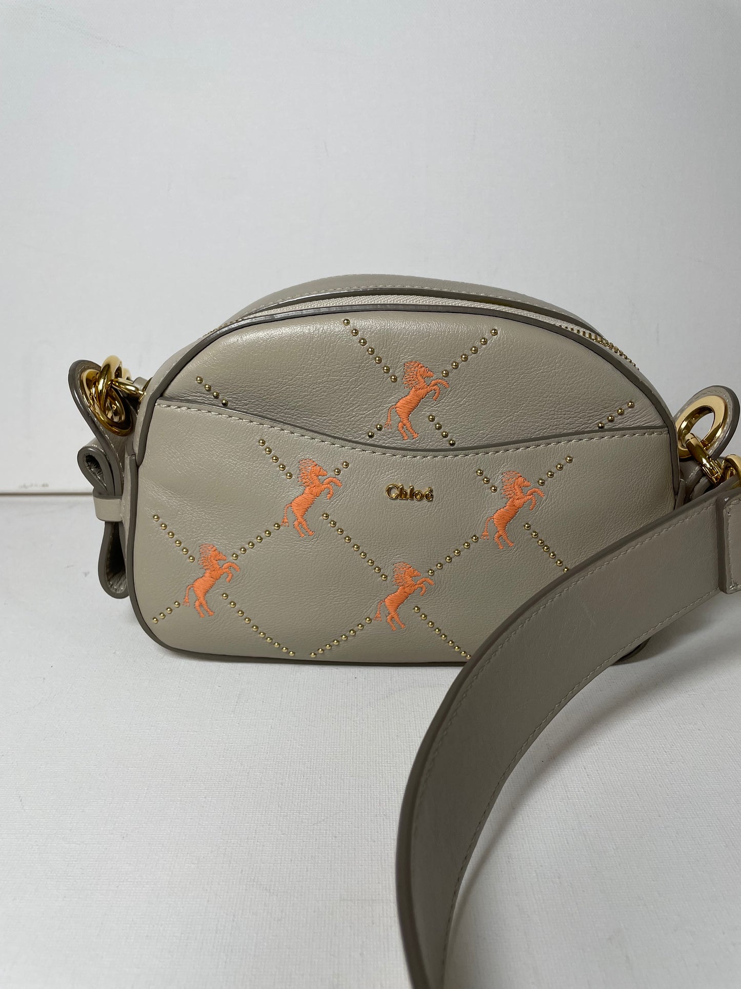 Preloved Chloe Galloping Horse Crossbody Bag