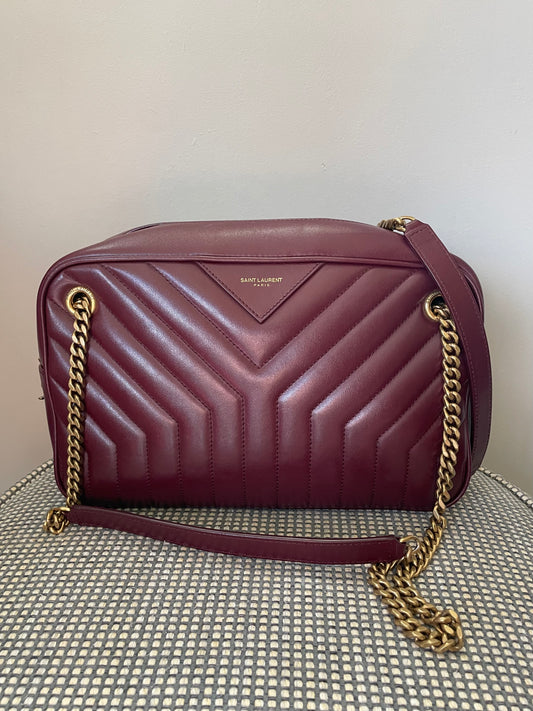 Preloved Saint Laurent Joan Camera Crossbody Bag, Medium