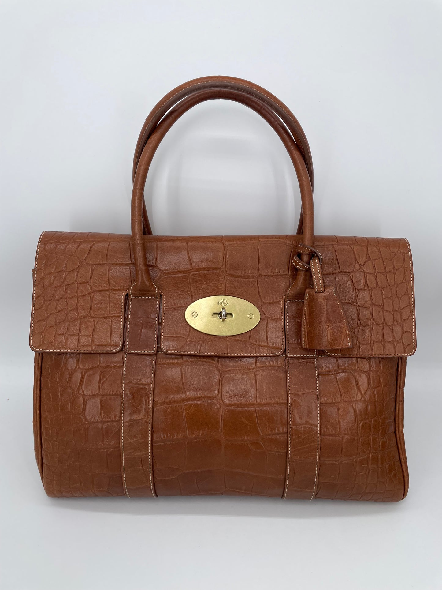 Preloved Mulberry Classic Heritage Bayswater Tote Bag, Large