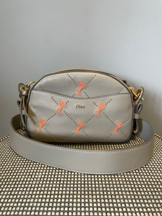 Preloved Chloe Galloping Horse Crossbody Bag