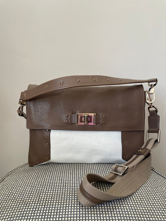 Preloved Anya Hindmarch Envelope, Three Way Bag