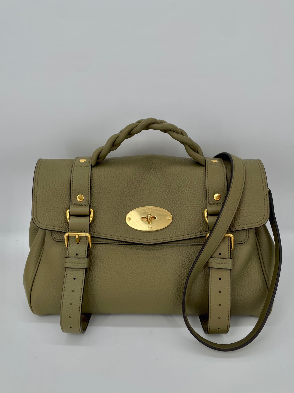 Preloved Mulberry Alexa Satchel Bag, Regular