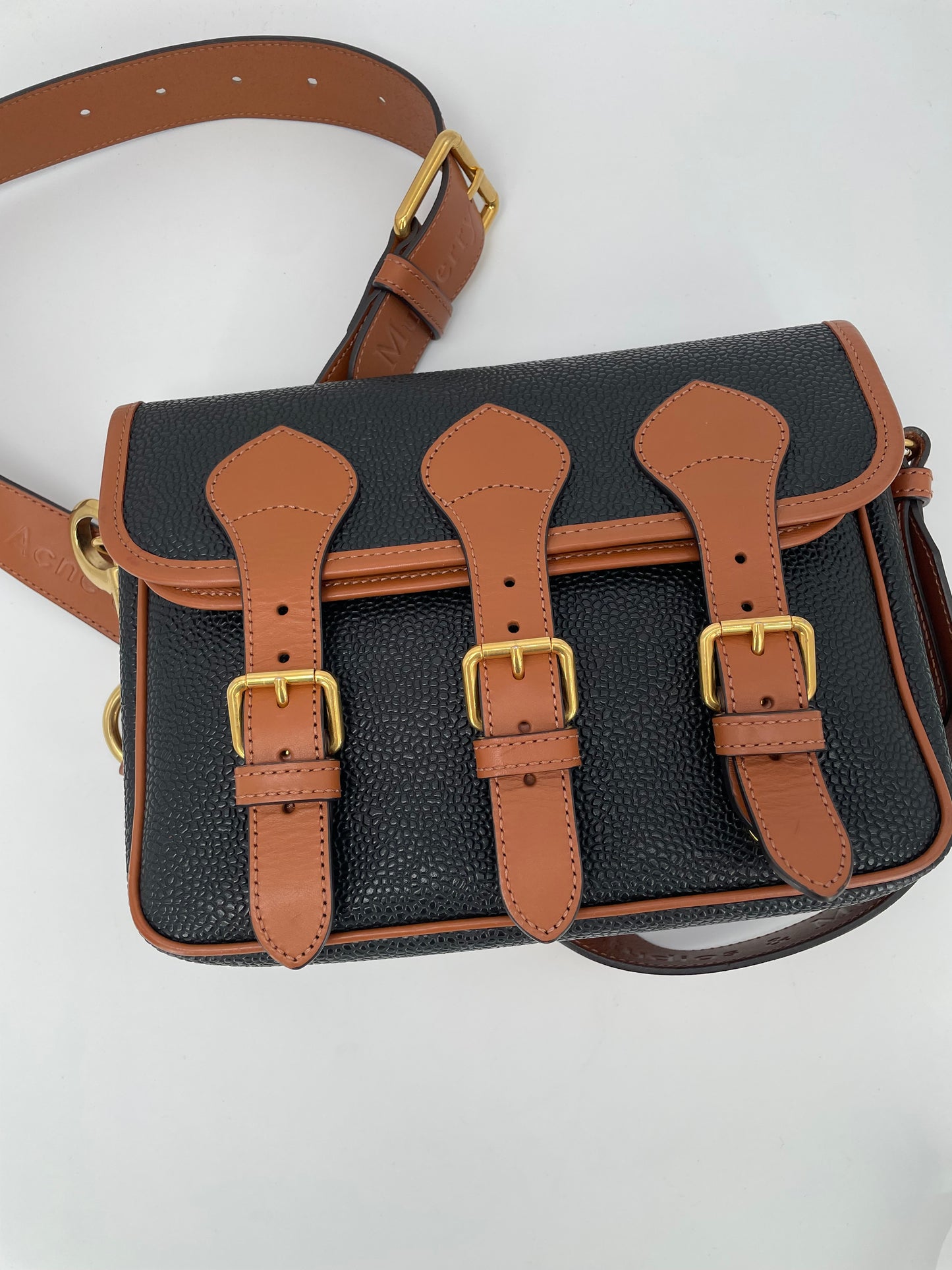 Preloved Mulberry & Acne Studios Messenger Crossbody Bag