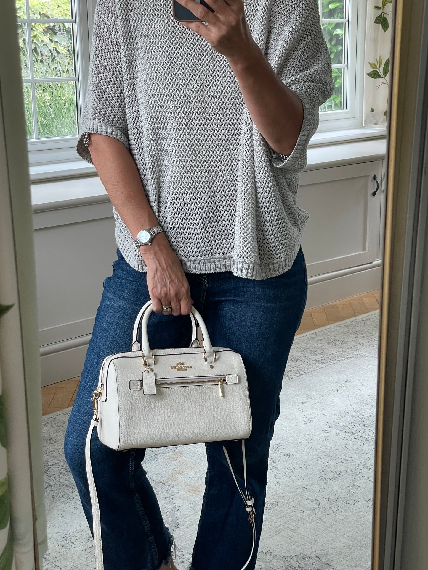 Preloved Coach Rowan Two Way Bowling Bag