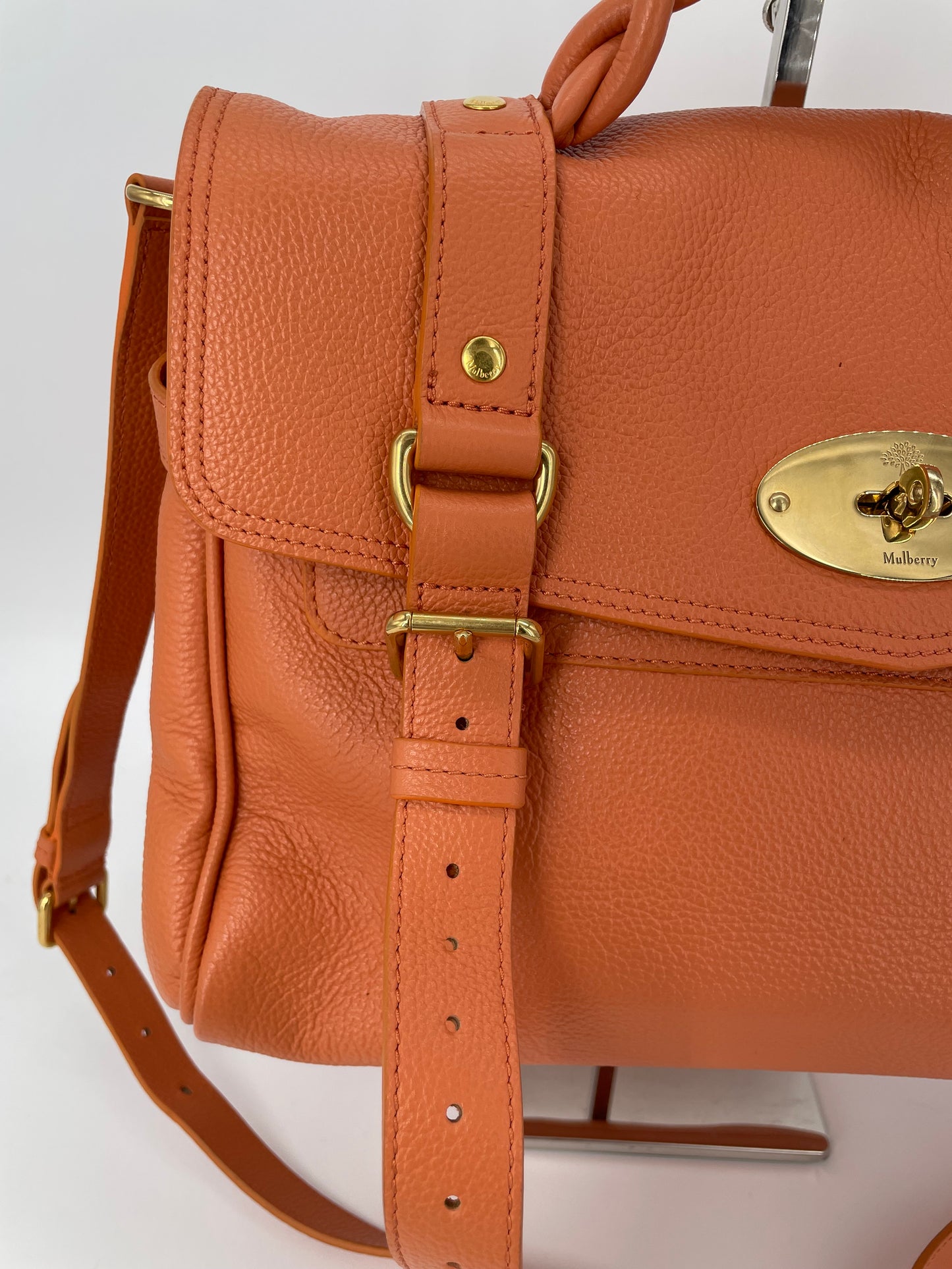 Preloved Mulberry Alexa Satchel Bag, Regular