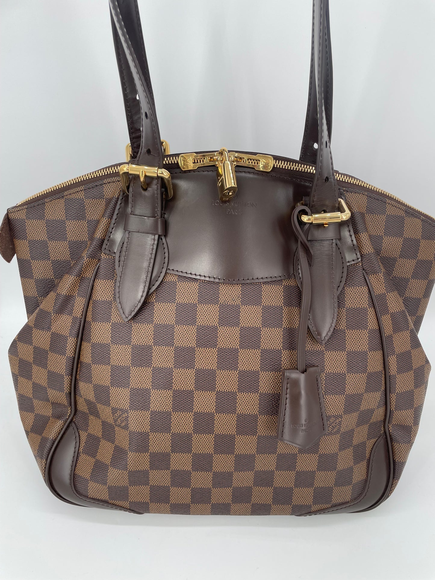 Preloved Louis Vuitton Damier Ebene Verona Shoulder Bag