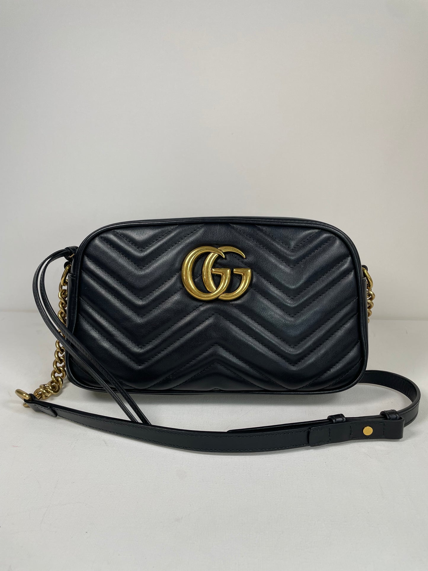 Preloved Gucci Marmont Shoulder Bag, Small