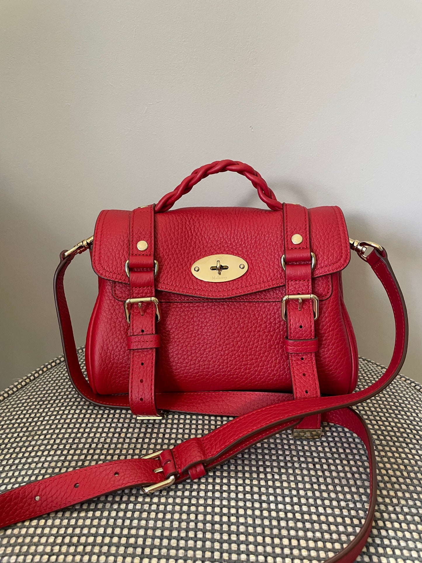 Preloved Mulberry Alexa Satchel Bag, Mini