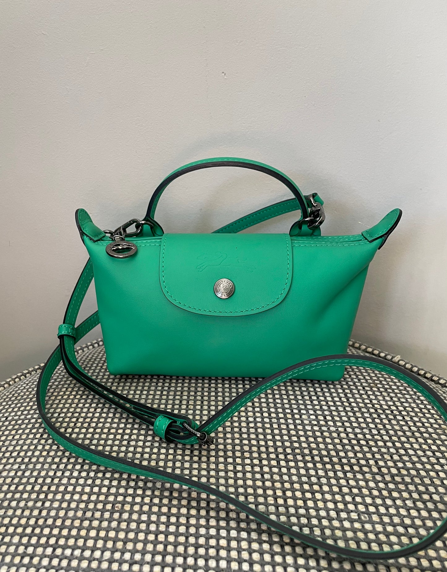 Preloved Longchamp Le Pilage Xtra Crossbody Bag, XS