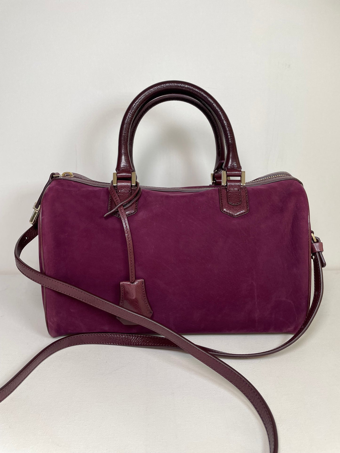 Preloved Giorgio Armani Boston Bag with long strap