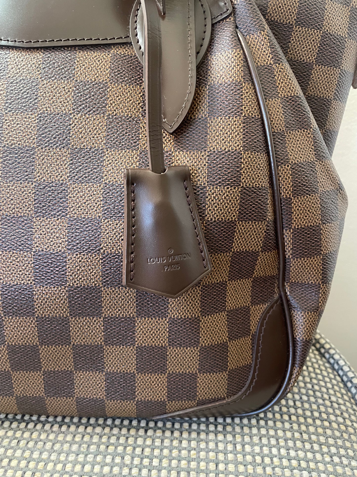 Preloved Louis Vuitton Damier Ebene Verona Shoulder Bag