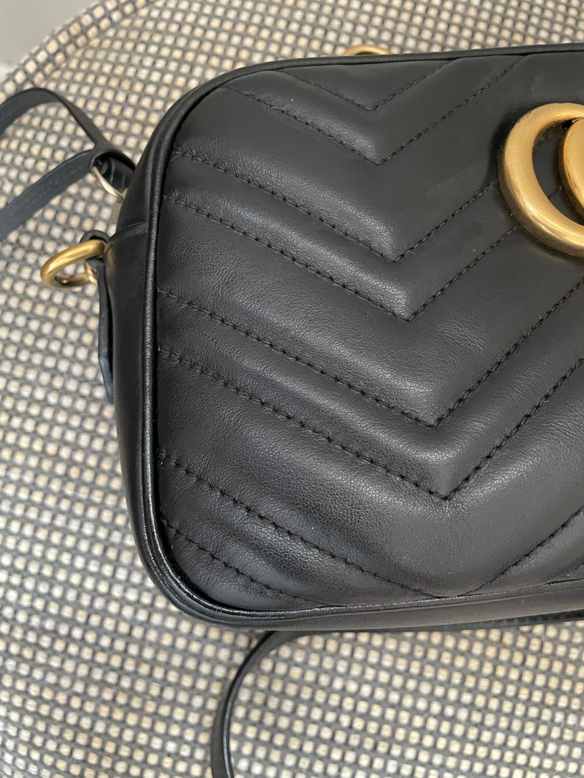 Preloved Gucci Marmont Shoulder Bag, Small