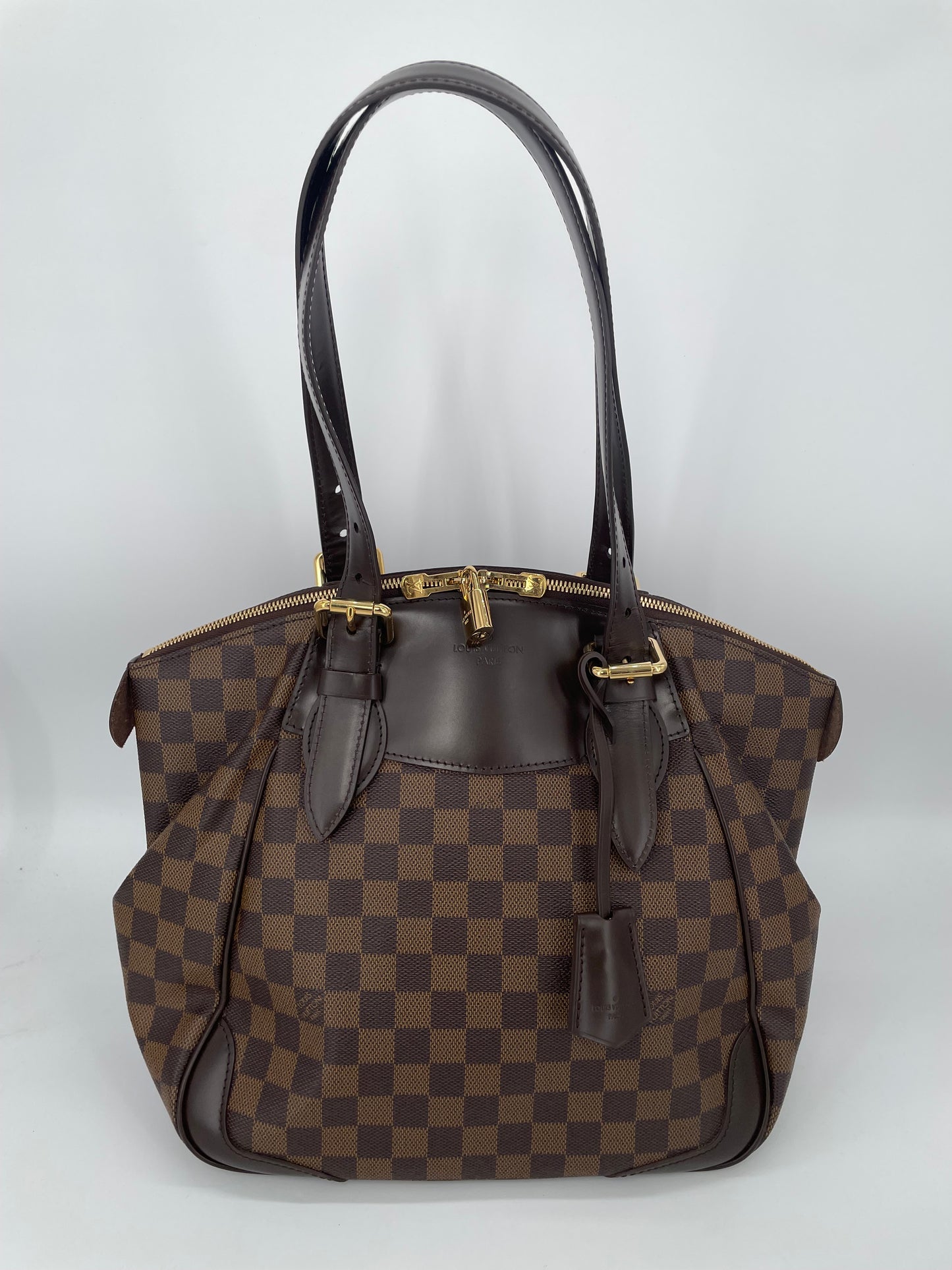 Preloved Louis Vuitton Damier Ebene Verona Shoulder Bag