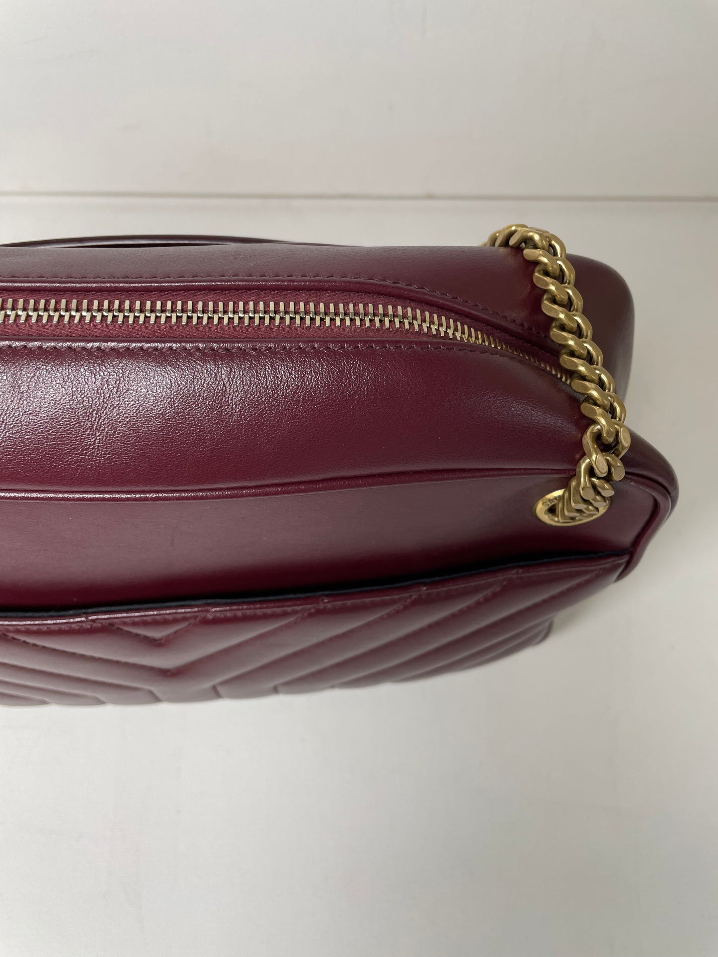 Preloved Saint Laurent Joan Camera Crossbody Bag, Medium