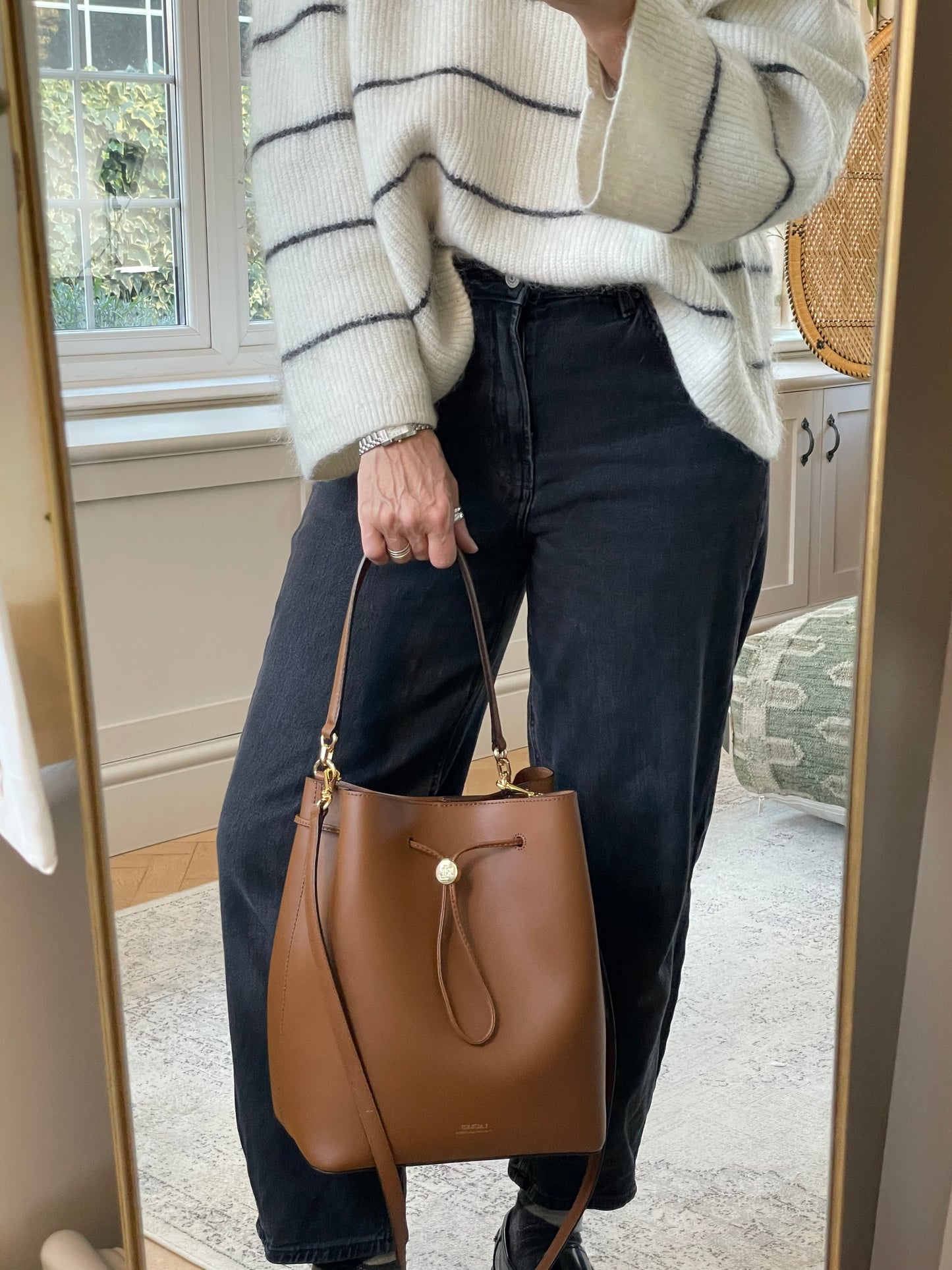 Preloved Ralph Lauren Dryden Debby bucket bag