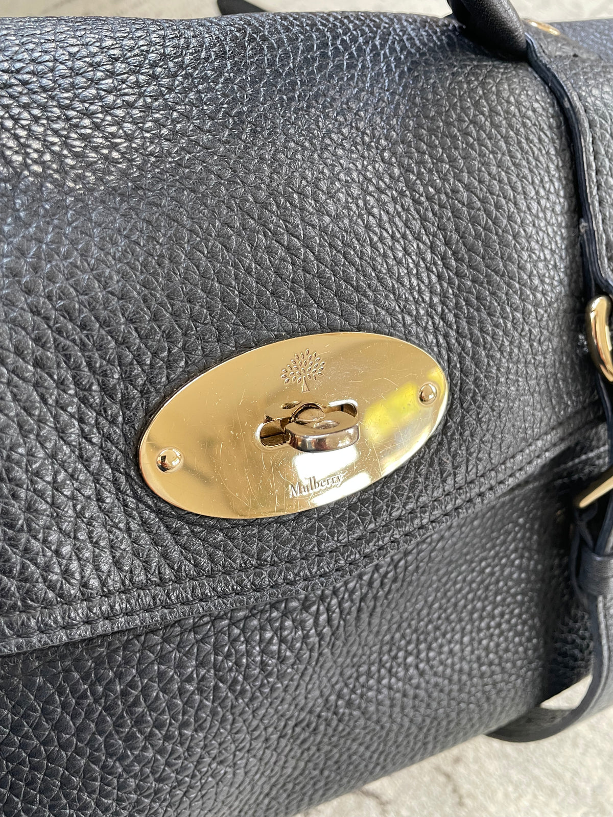 Preloved Mulberry Alexa Satchel Bag, Medium