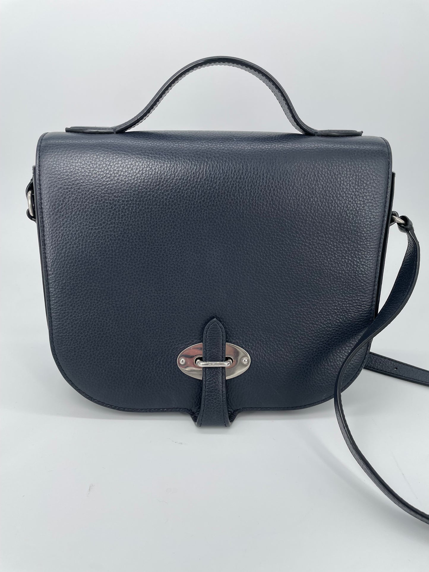 Preloved Mulberry Tenby Satchel Shoulder Bag, Large
