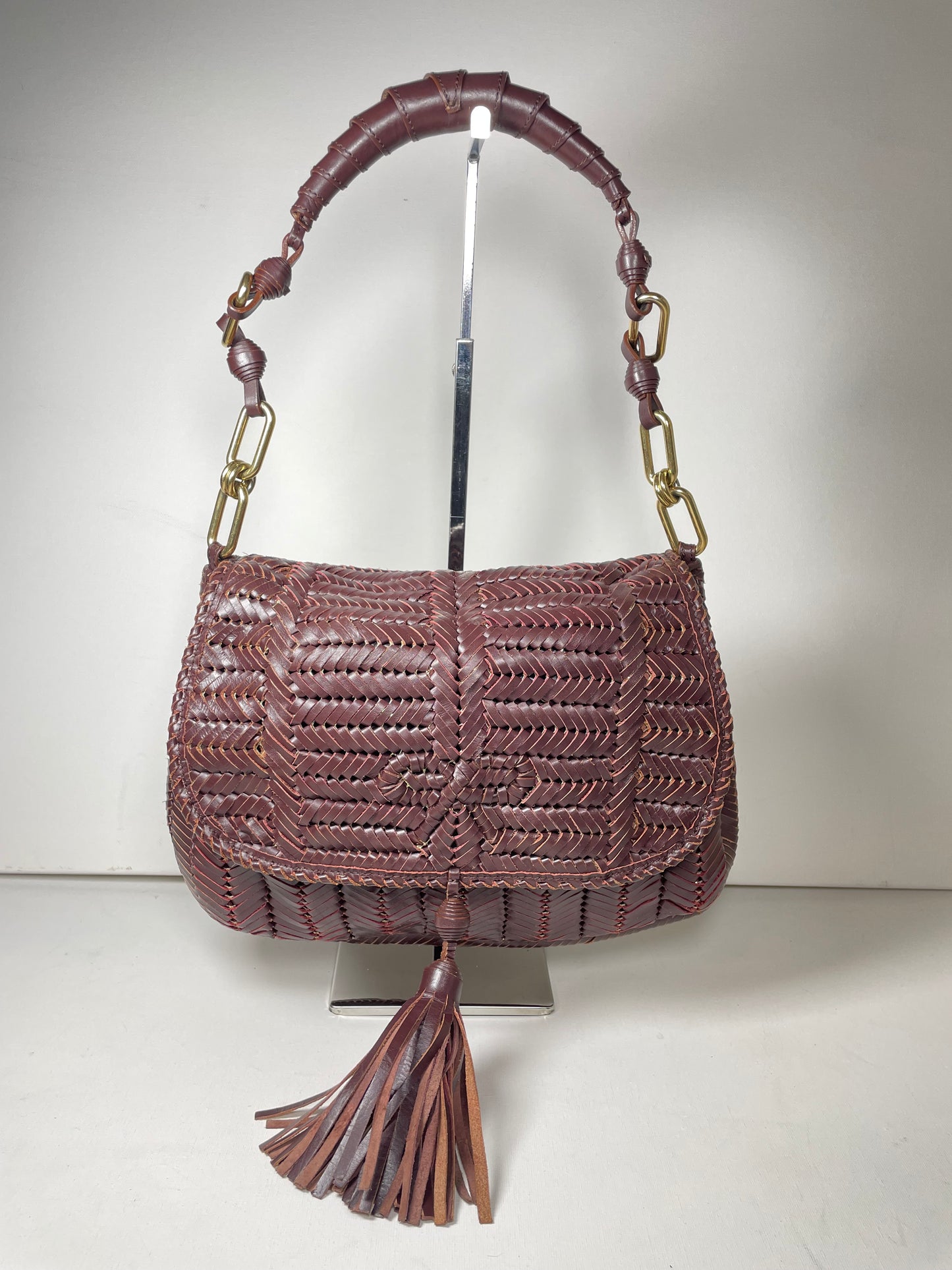 Preloved Anya Hindmarch Neeson Tassel Shoulder Bag