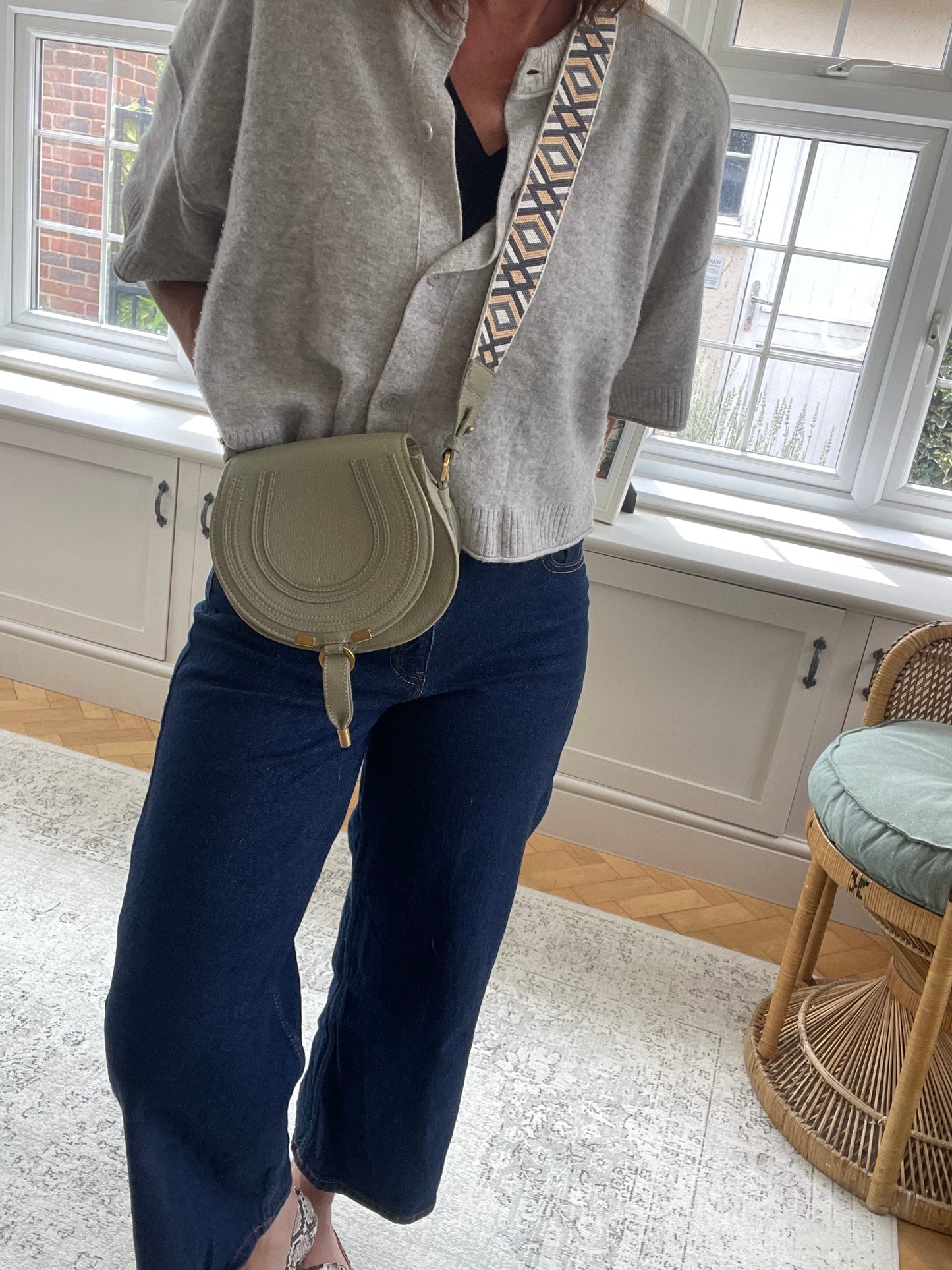 Preloved Chloe Marcie Saddle Crossbody Bag, Small