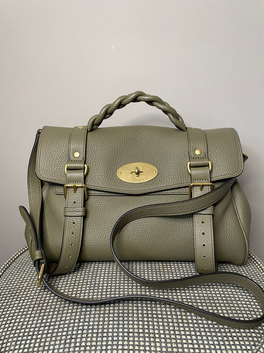Preloved Mulberry Alexa Satchel Bag, Regular