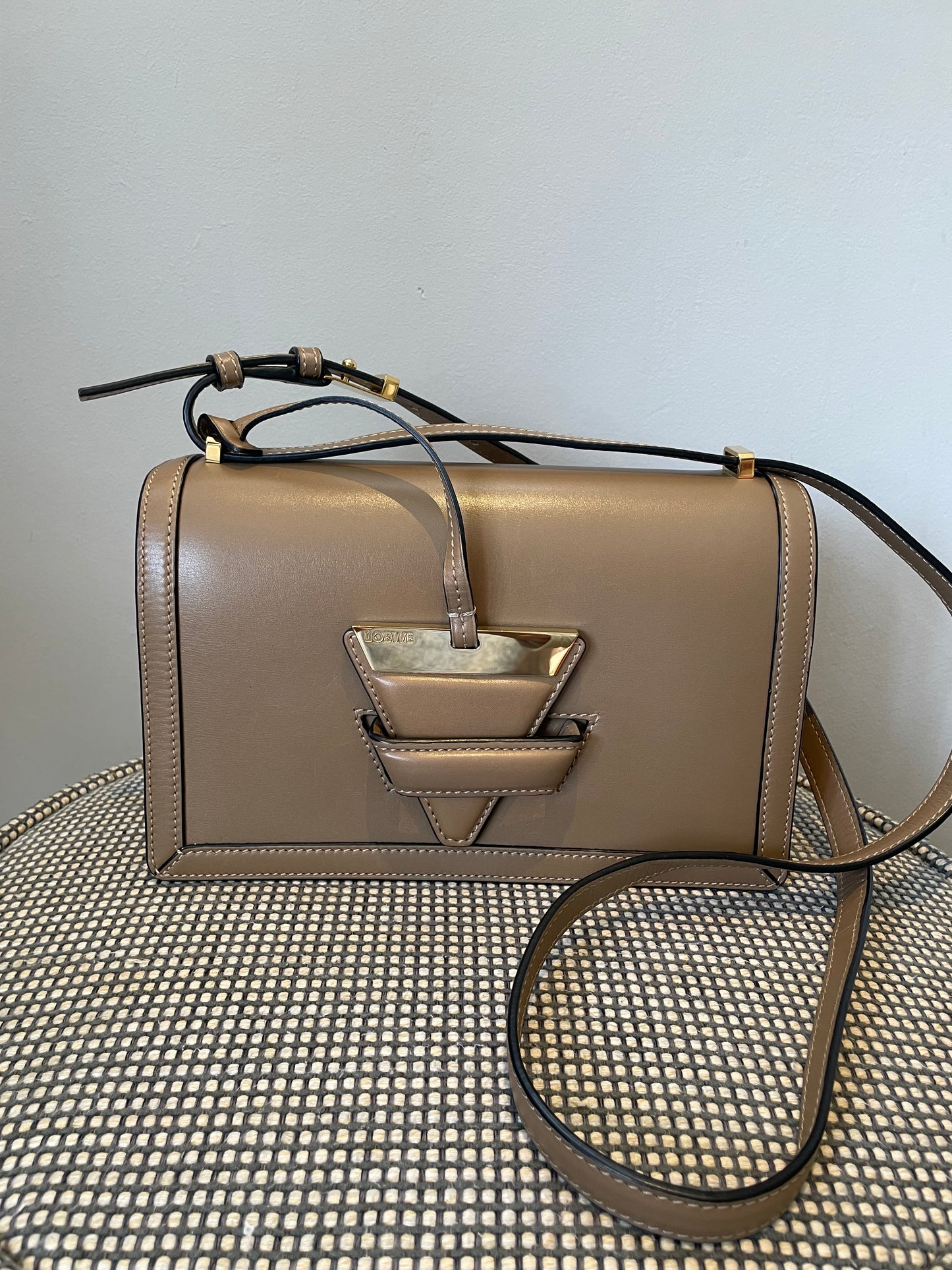 Preloved Loewe Barcelona Crossbody Bag, Medium