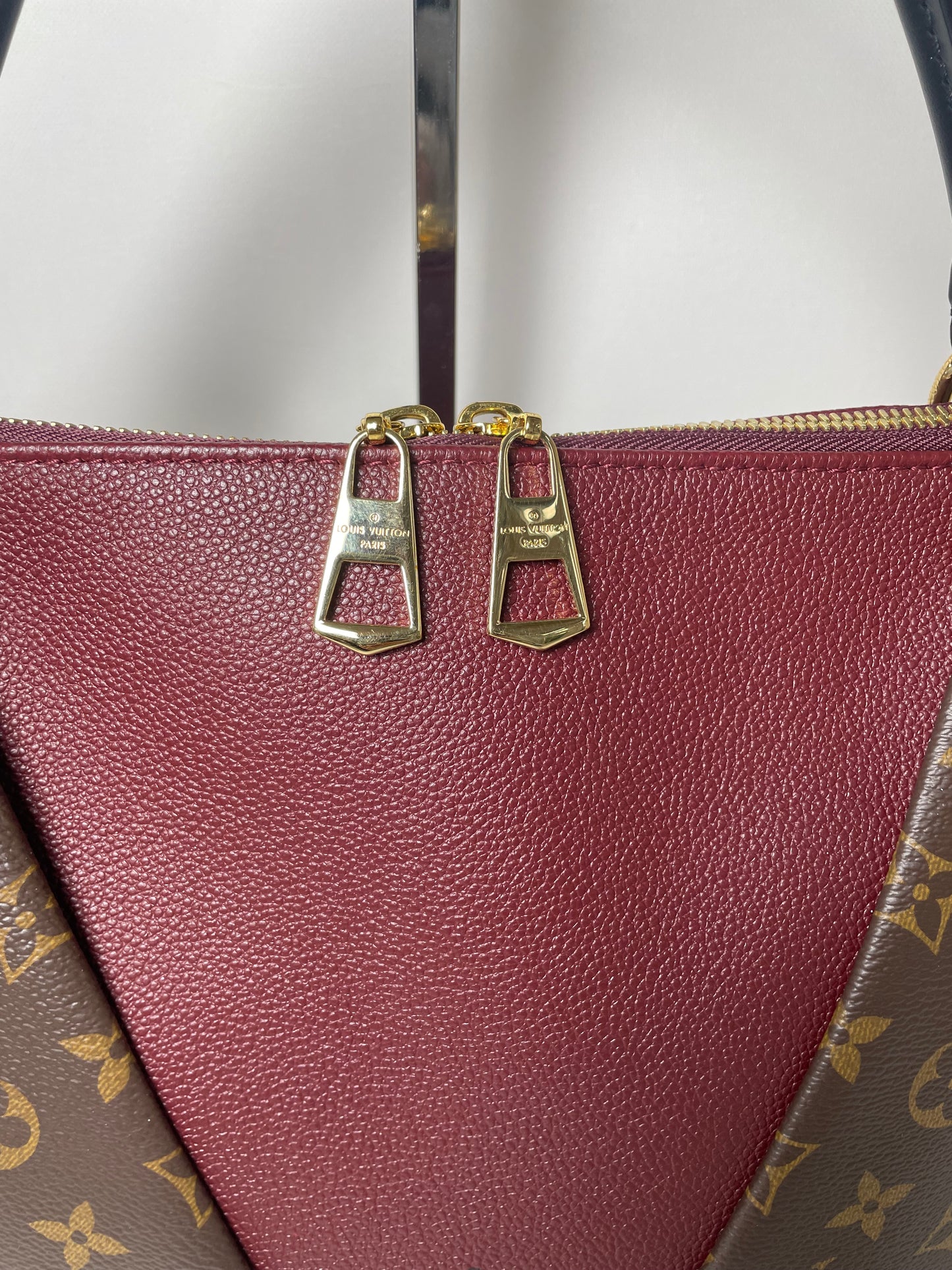 Preloved Louis Vuitton V Tote Bag with Long Strap, MM