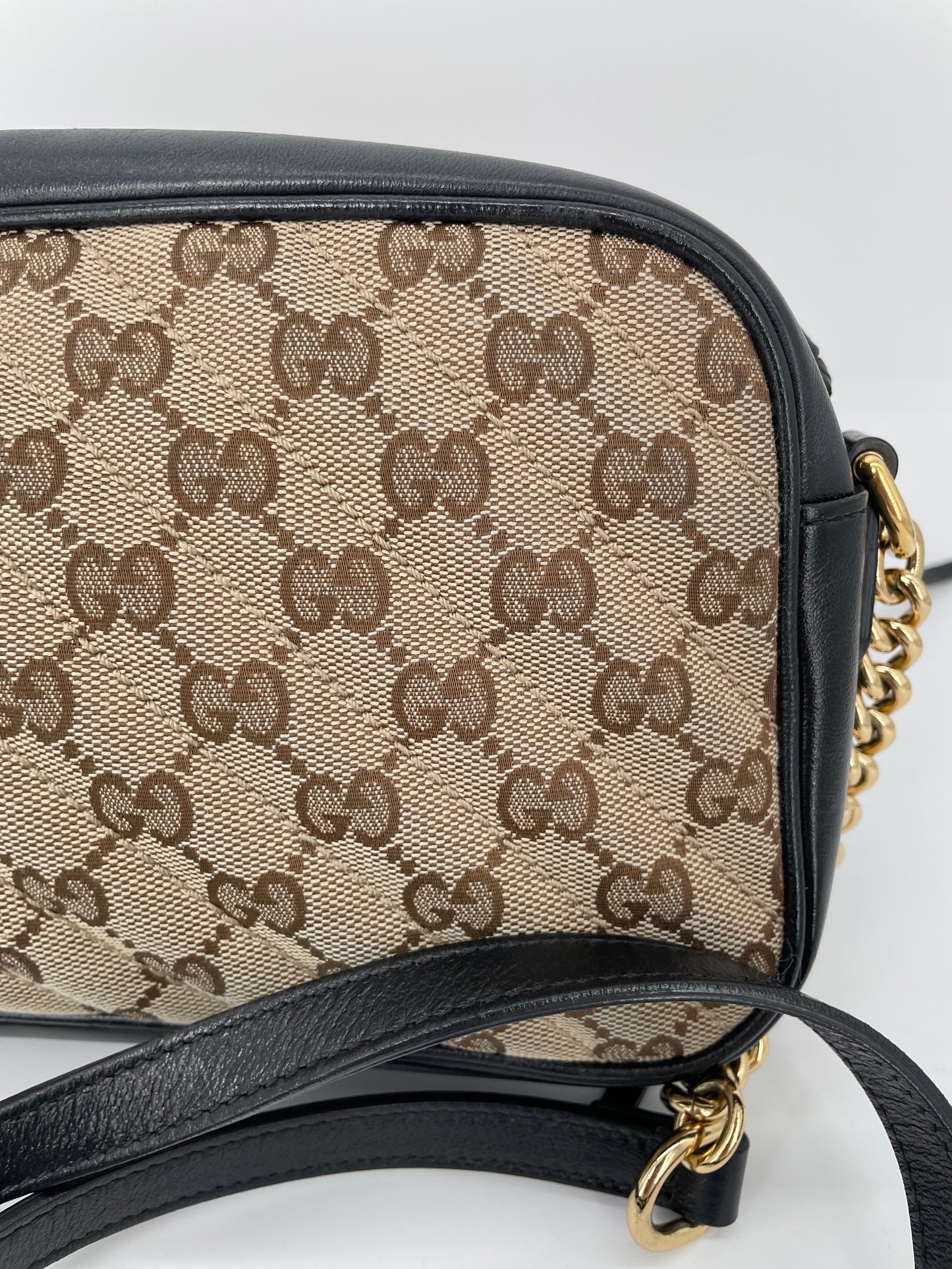Preloved Gucci Matelasse Diagonal GG Marmont Bag, Small