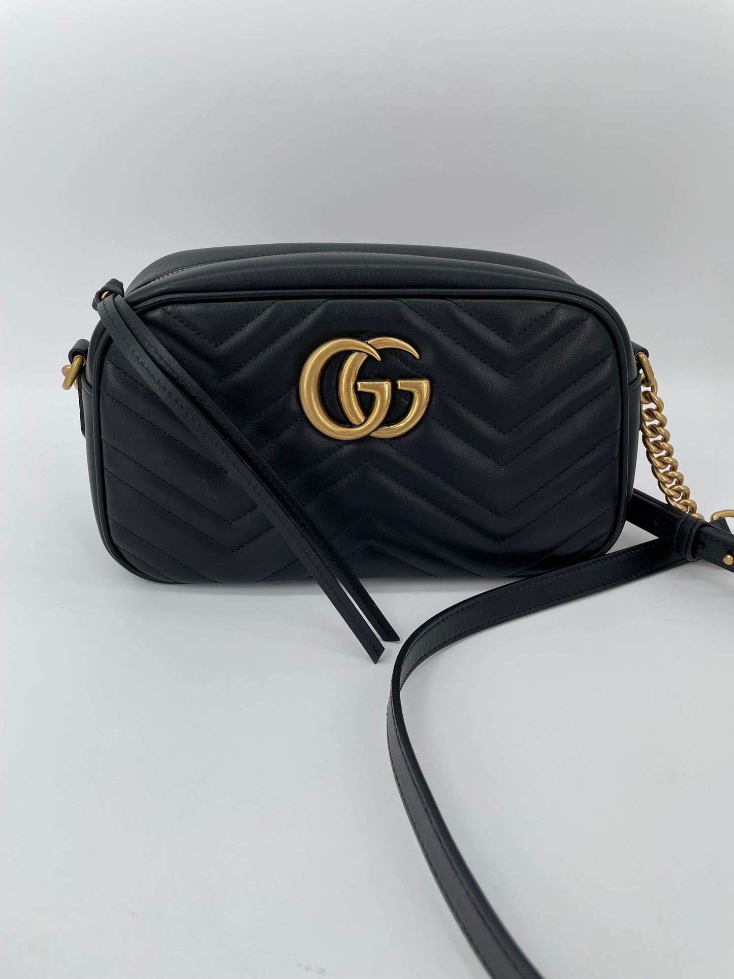 Preloved Gucci Marmont Shoulder Bag, Small