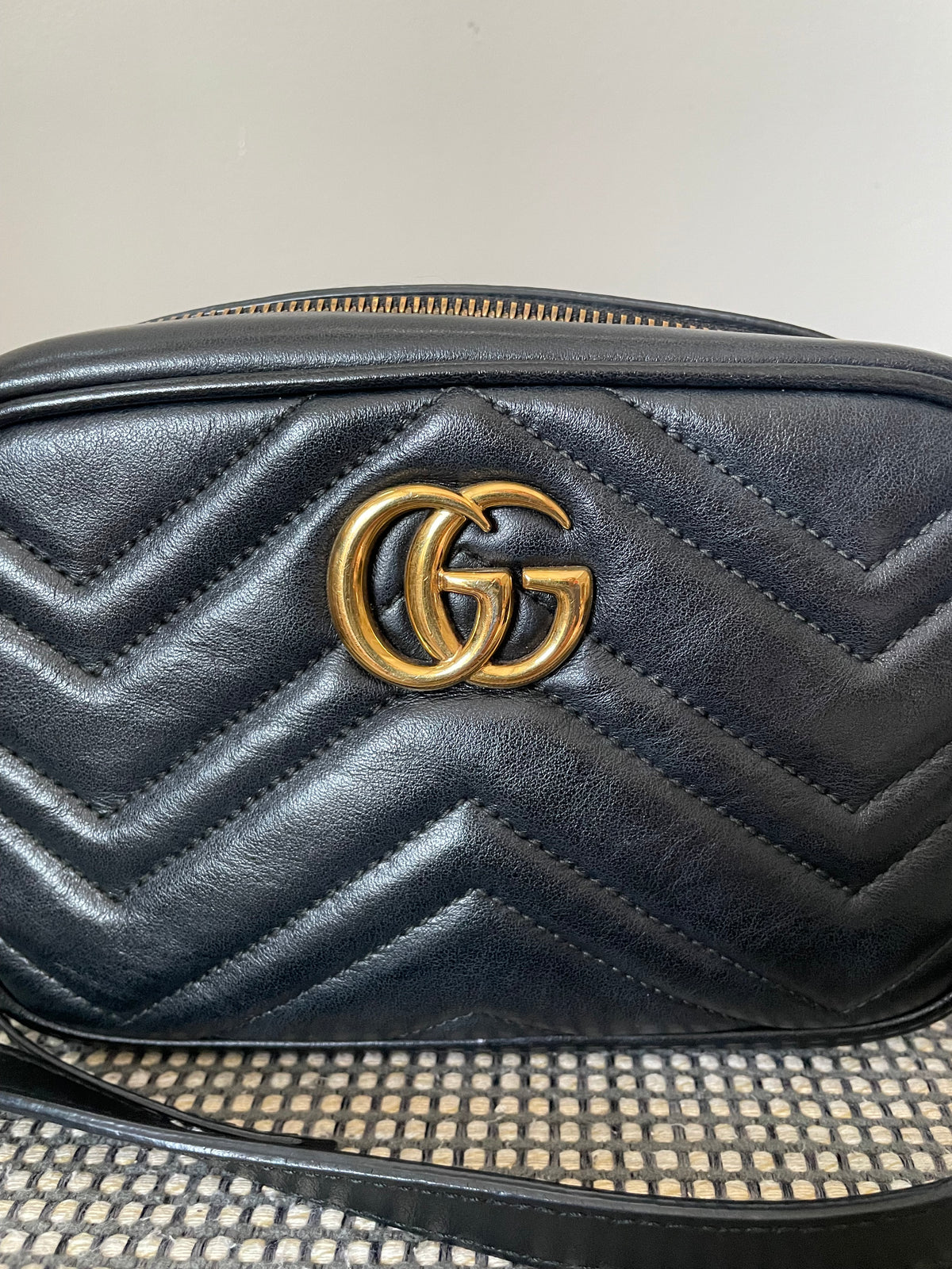 Preloved Gucci Marmont Crossbody Camera Bag, Mini