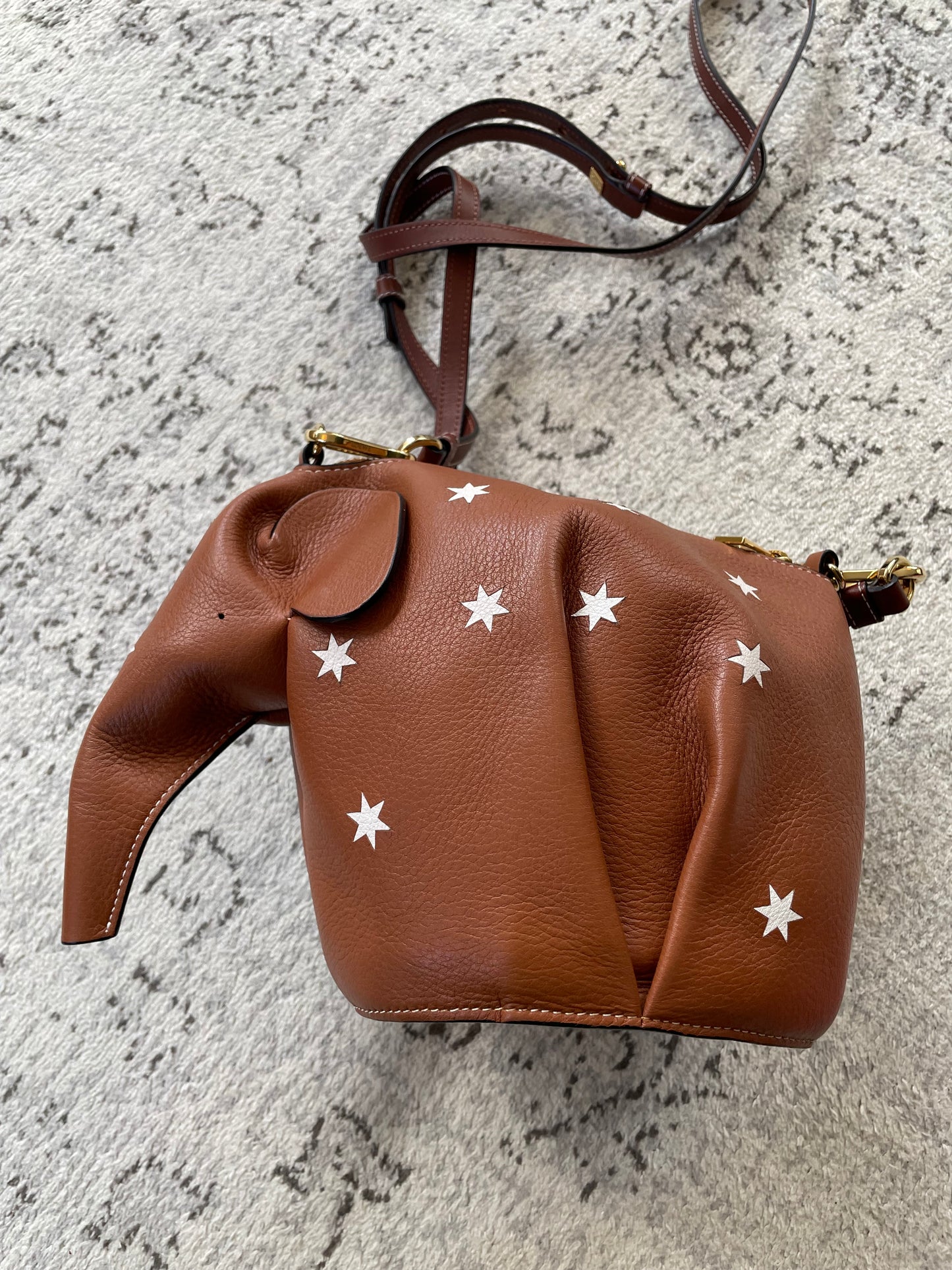 Preloved Loewe Mini Star Elephant Crossbody Bag