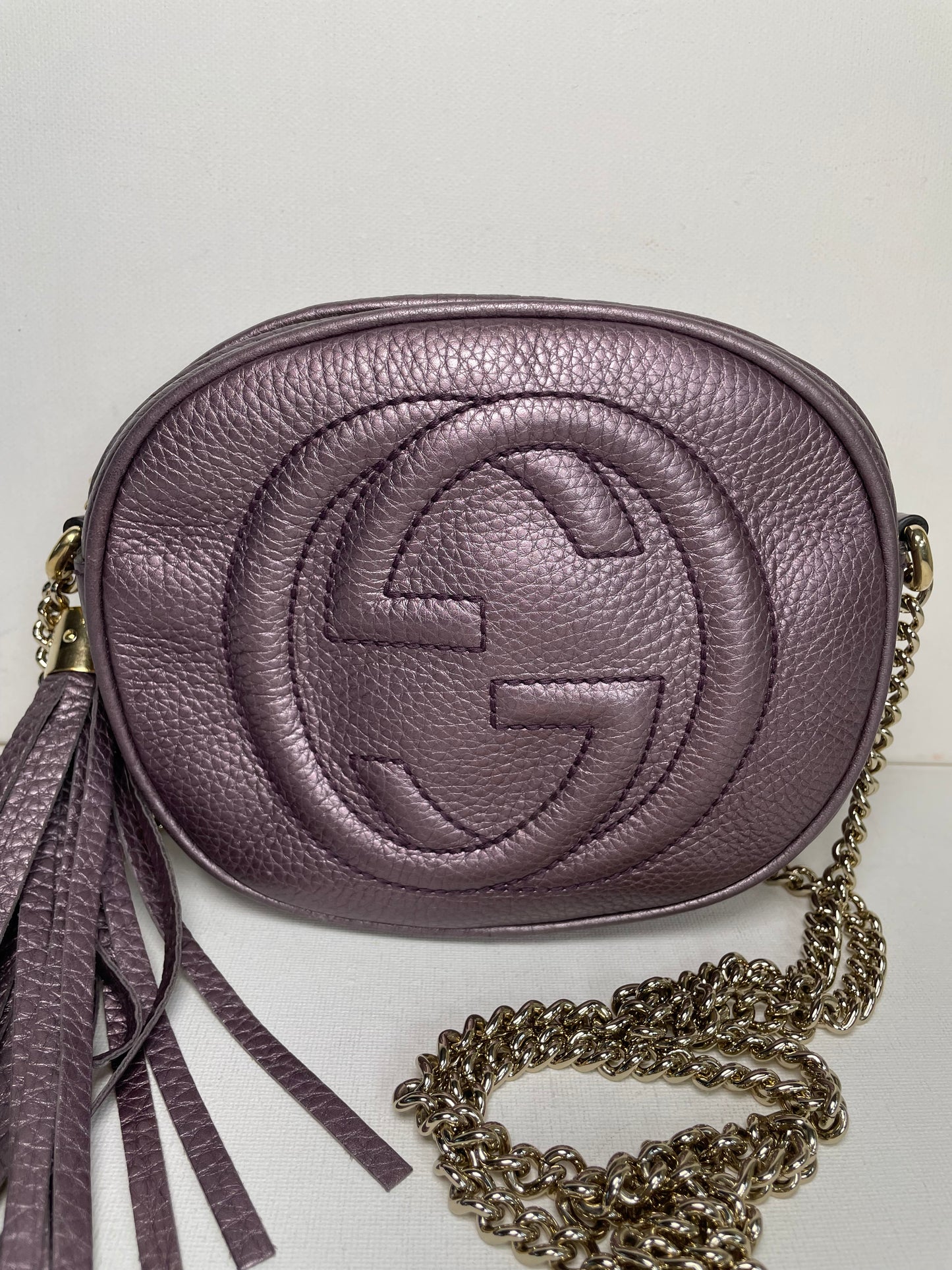 Preloved Gucci Soho Chain Crossbody Bag, Mini