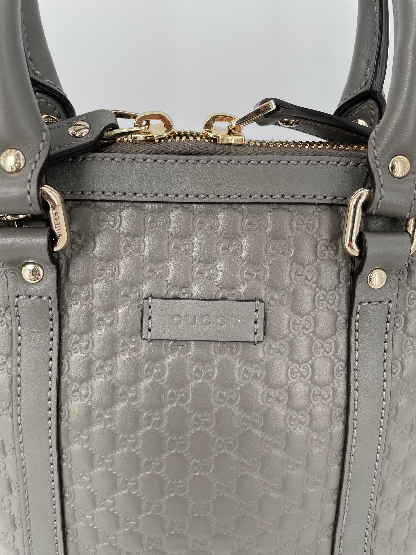 Preloved Gucci Guccissima Dome Shoulder Bag, Mini
