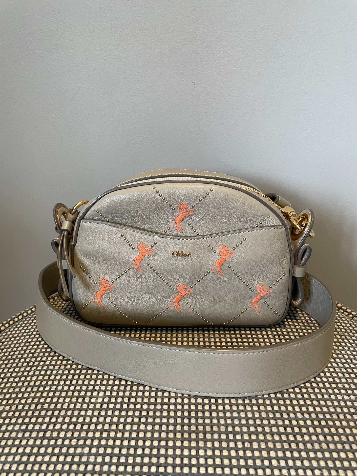 Preloved Chloe Galloping Horse Crossbody Bag