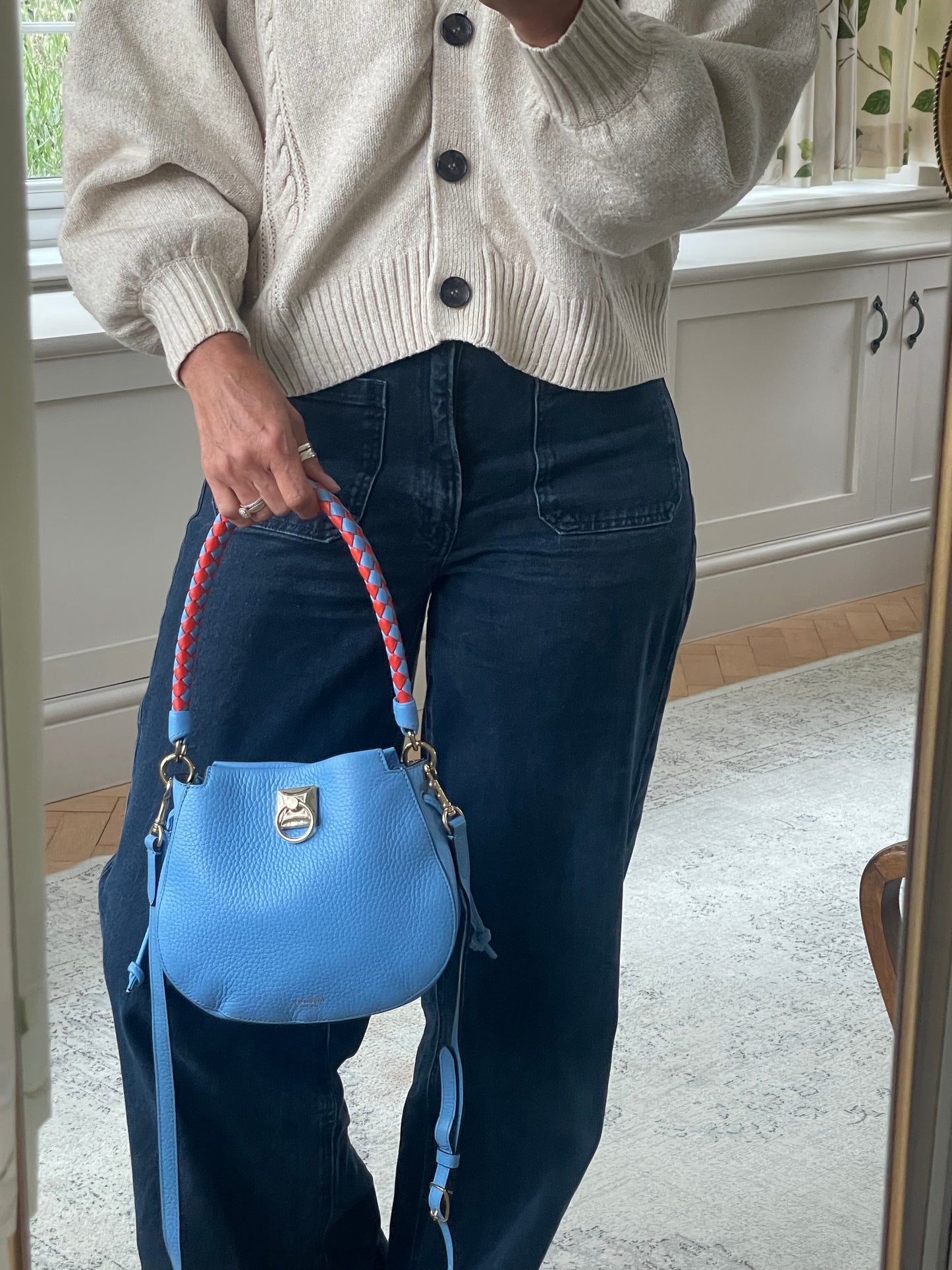 Preloved Mulberry Iris Hobo Bag, Mini