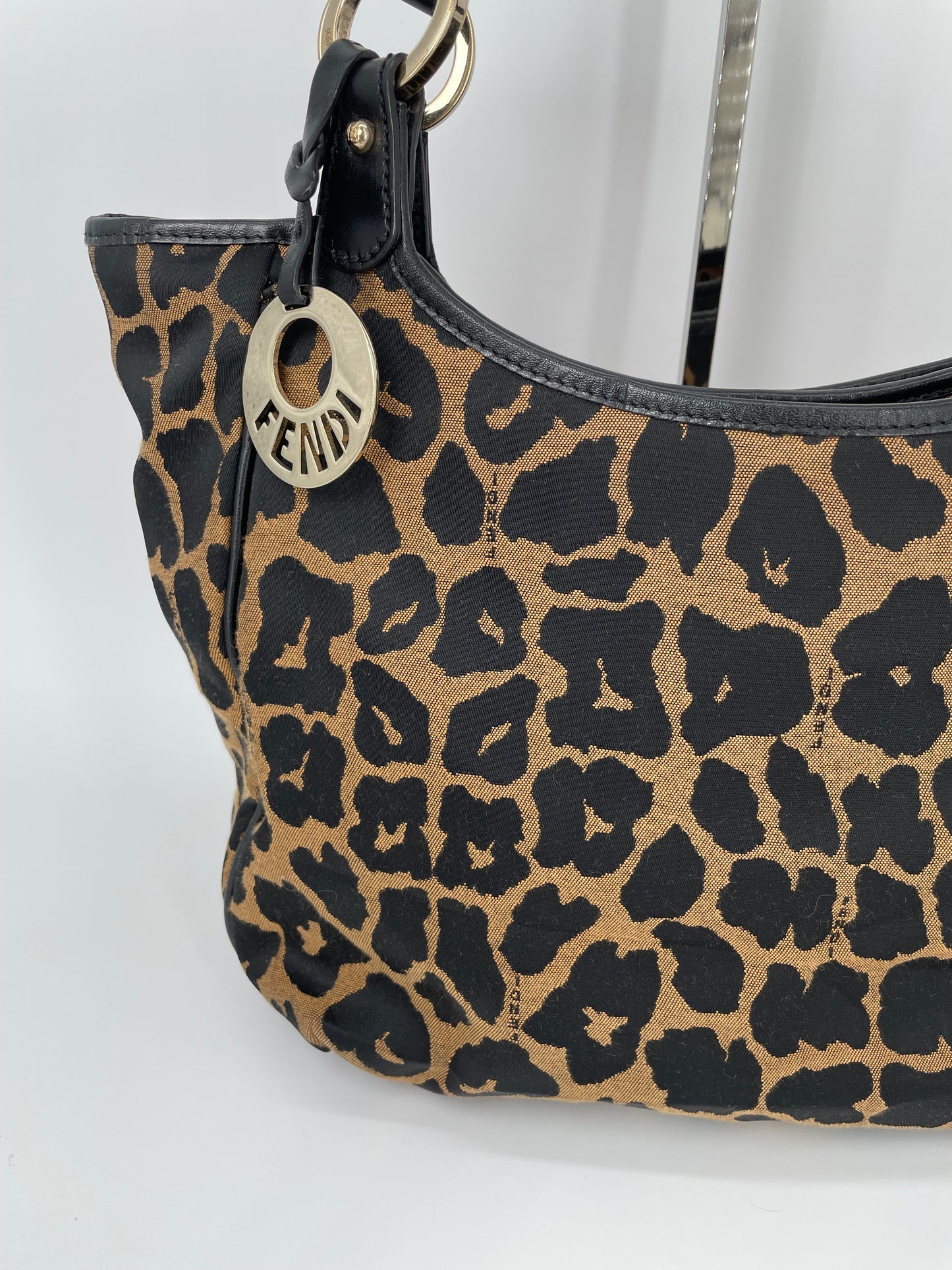 Preloved, Vintage Fendi Chef Canvas Shoulder tote bag