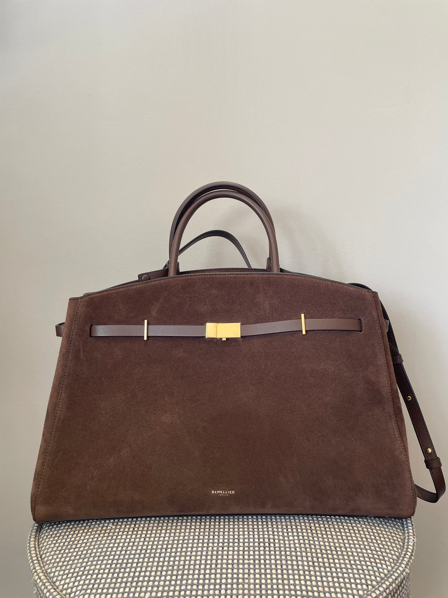 Preloved DeMellier Hudson Tote Bag with Long Strap, Large