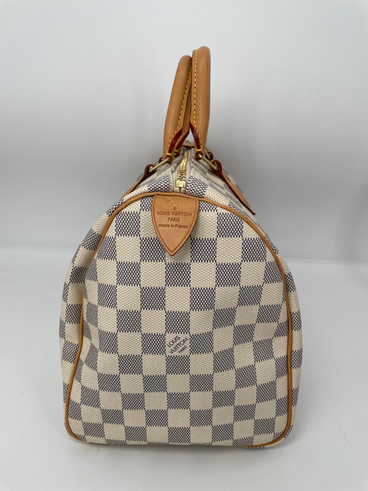 Preloved Louis Vuitton Damier Azur Speedy 30 Boston Bag