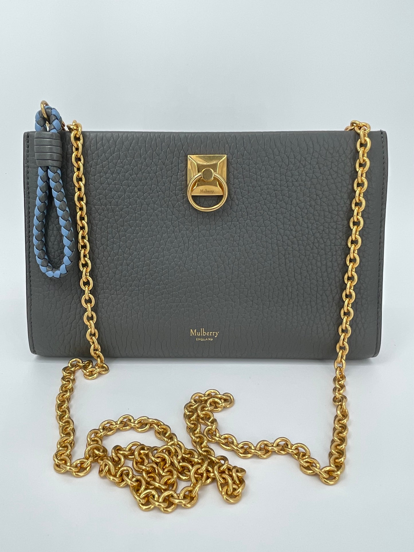 Preloved Mulberry Iris Wallet On Chain