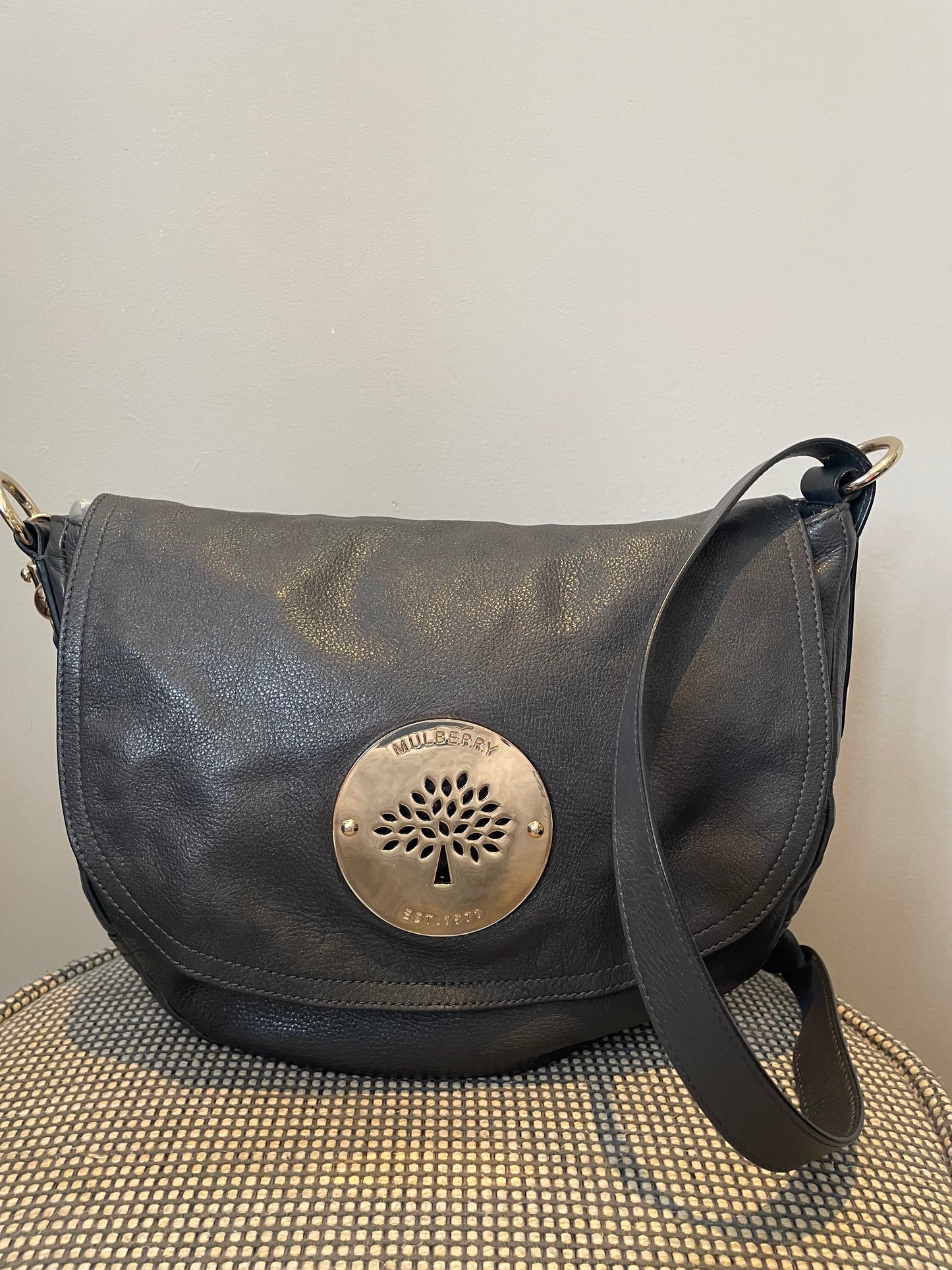 Preloved Mulberry Daria Satchel Shoulder Bag, Medium