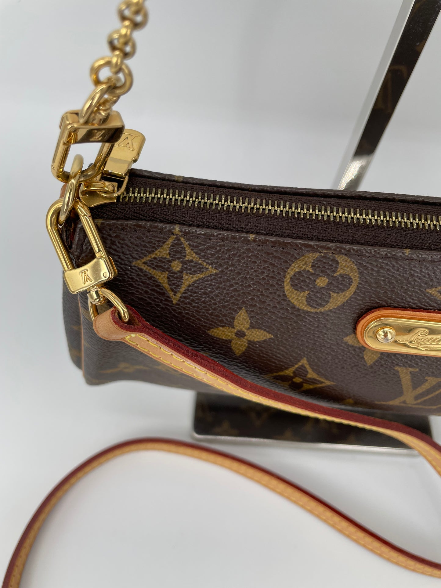 Preloved Louis Vuitton Monogram Canvas Eva Clutch/Crossbody Bag