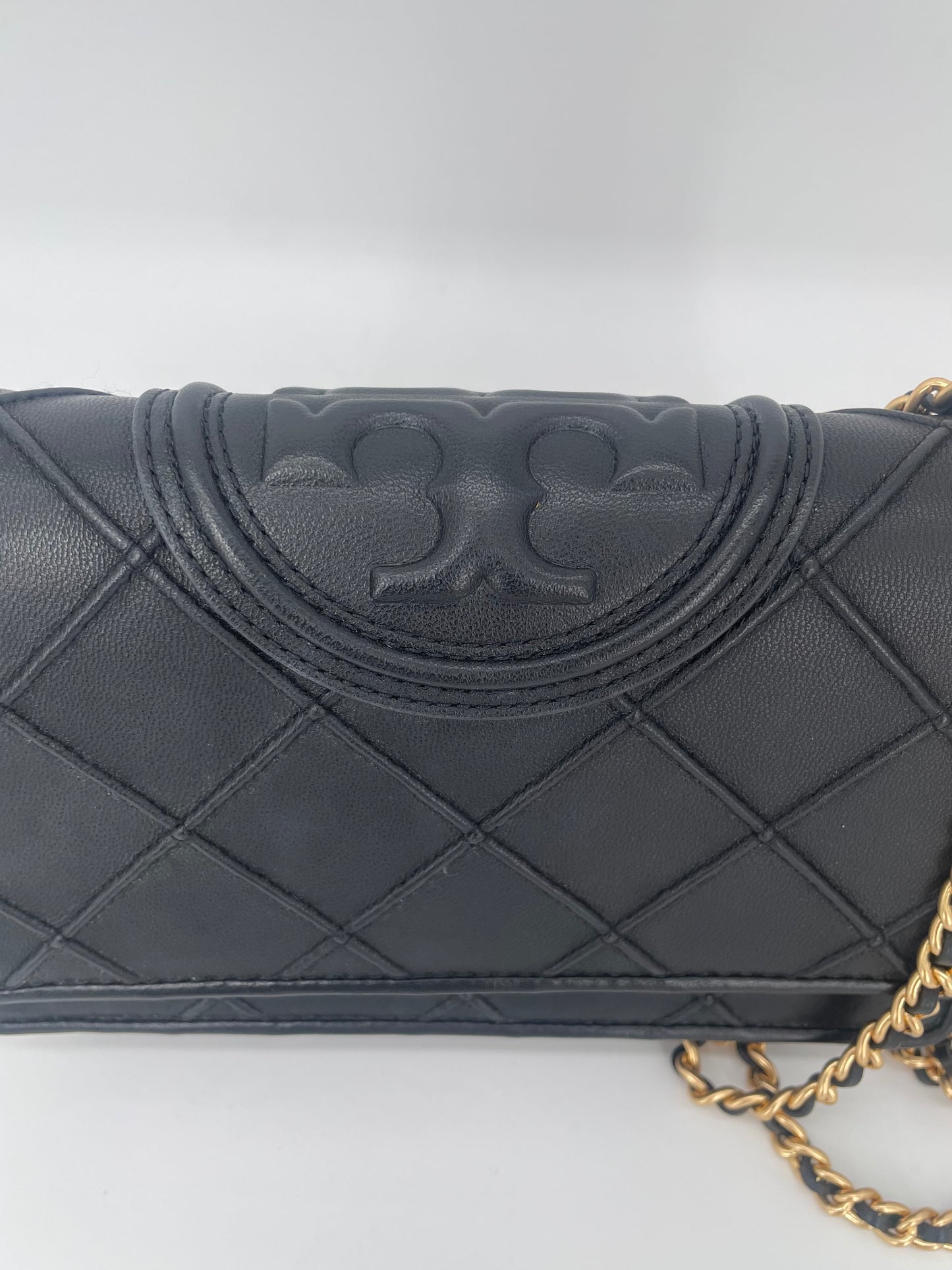Preloved Tory Burch Fleming Soft Chain Wallet