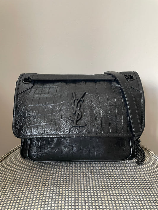 Preloved Saint Laurent Niki Shoulder Bag, Medium