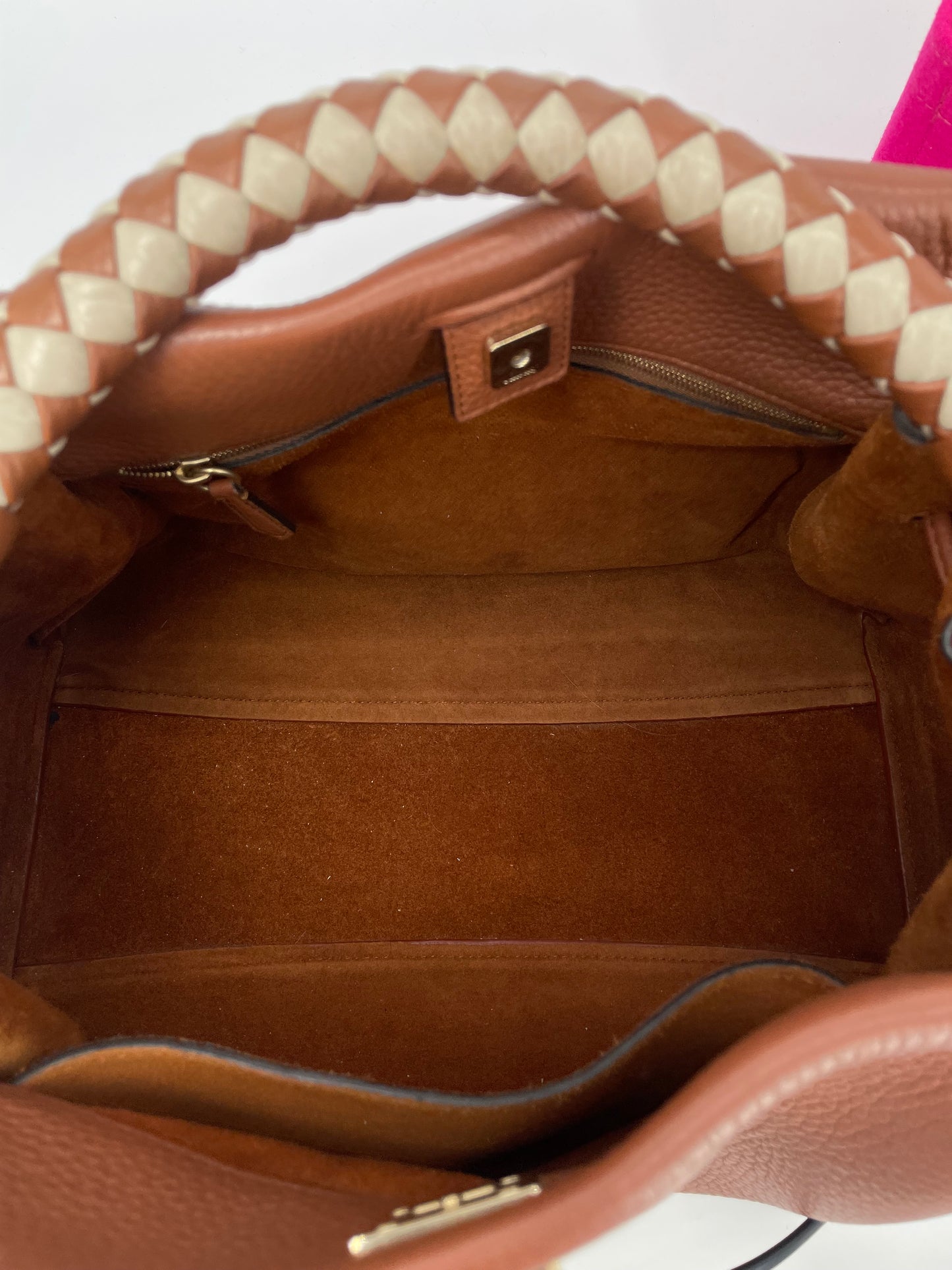 Preloved Mulberry Iris Top Handle Tote Bag, Large