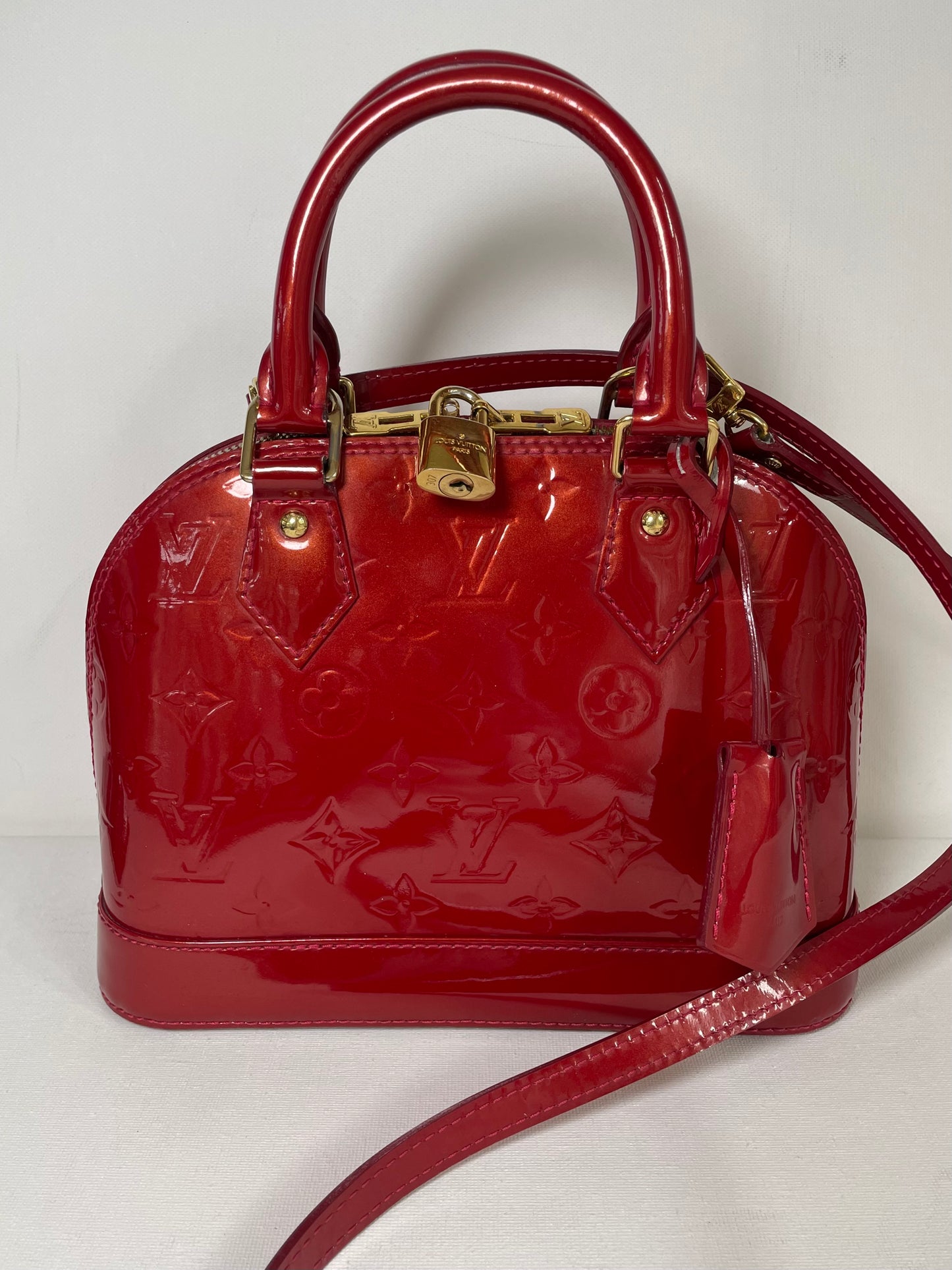 Preloved Louis Vuitton Alma Bag with Long Strap, BB